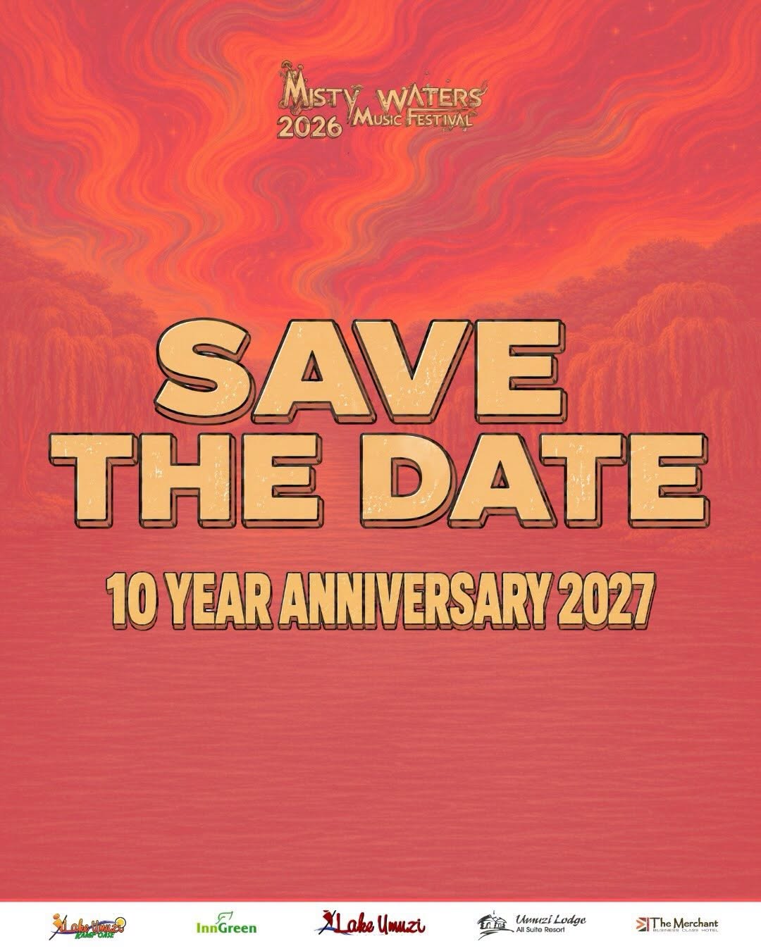 Save The Date for Misty Waters 2027