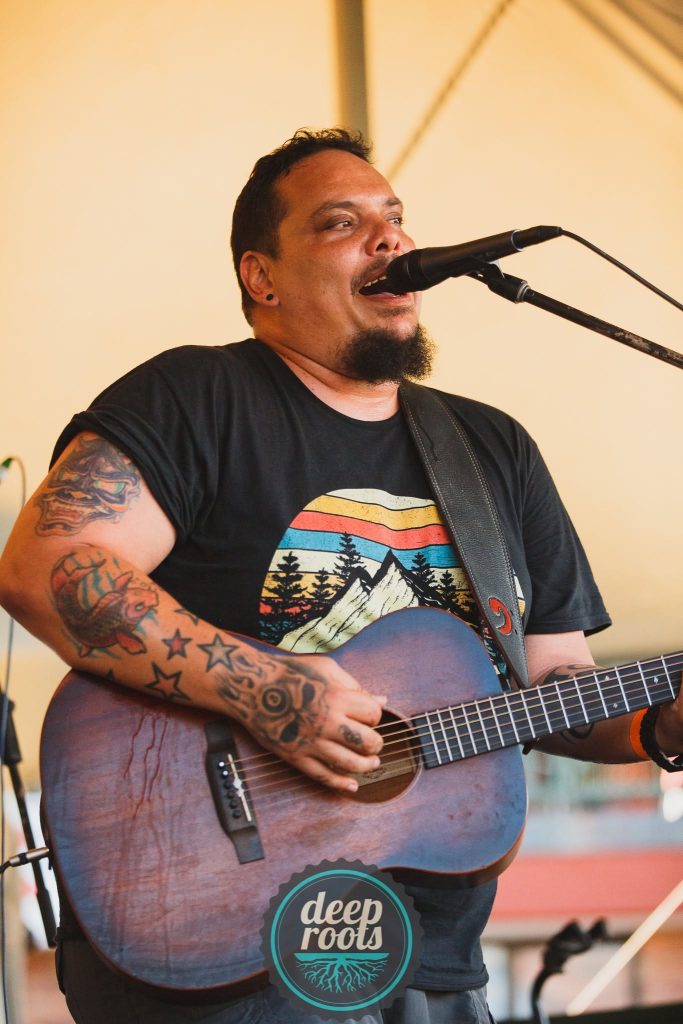 Pedro Barbosa at Deep Roots Market - photo by Lamb Shank Productions