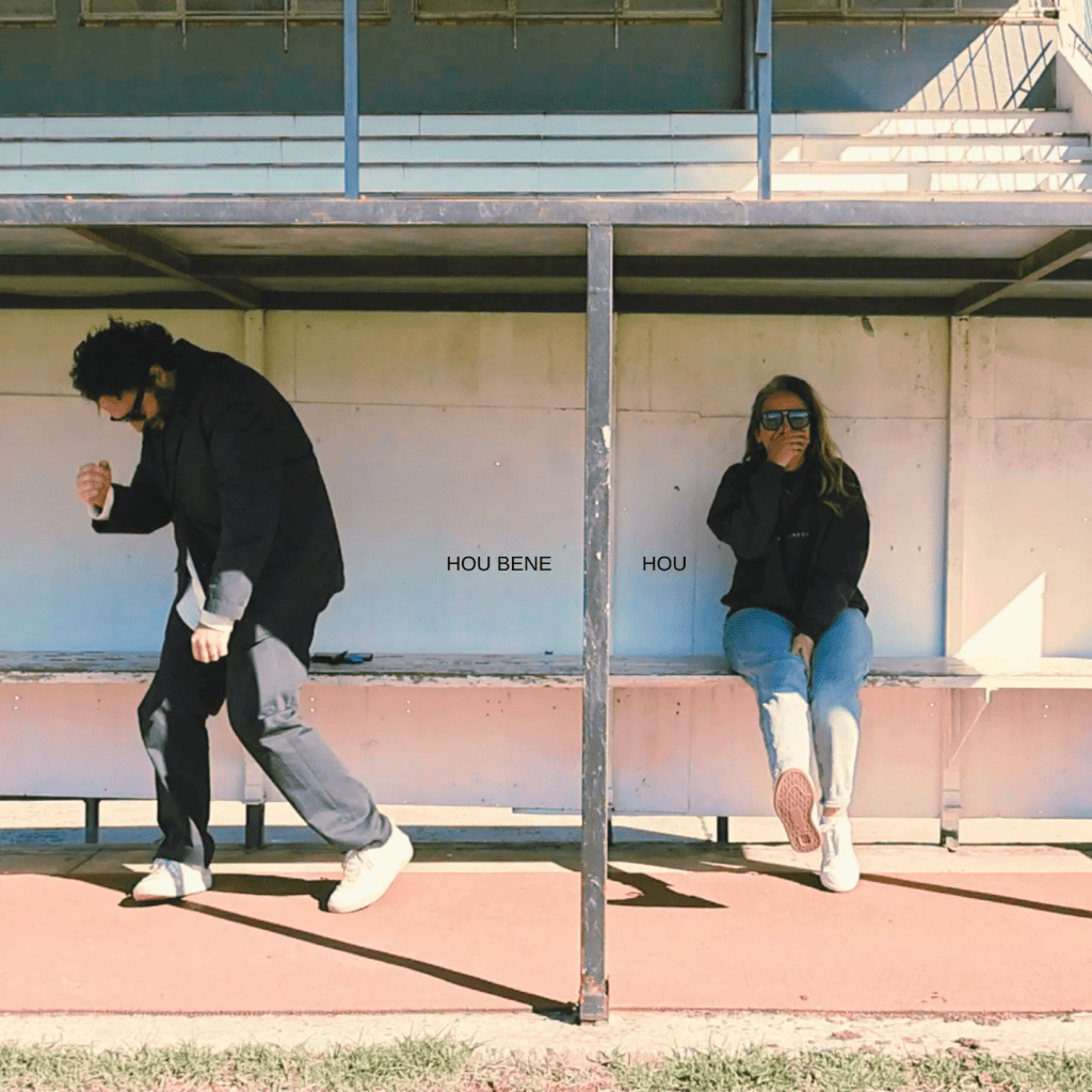 Hunter Kennedy and Janie Bay - shot out of "Hou Bene Hou" video